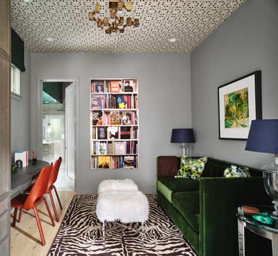 Contemporary Office and Study. Cow Hollow Edwardian by Tineke Triggs Artistic Designs For Living.