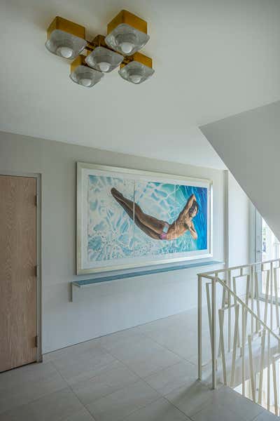  Transitional Apartment Entry and Hall. Intracoastal Mid-Century Full Floor by David Kaplan Interior Design.