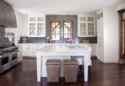 Transitional Family Home Kitchen. Old World Reimagined by Andrea Schumacher Interiors.