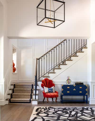  Traditional Entry and Hall. Timeless but Edgy  by Lisa Queen Design.
