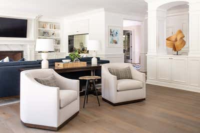  Transitional Living Room. Timeless but Edgy  by Lisa Queen Design.