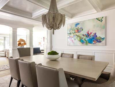  Traditional Dining Room. Timeless but Edgy  by Lisa Queen Design.
