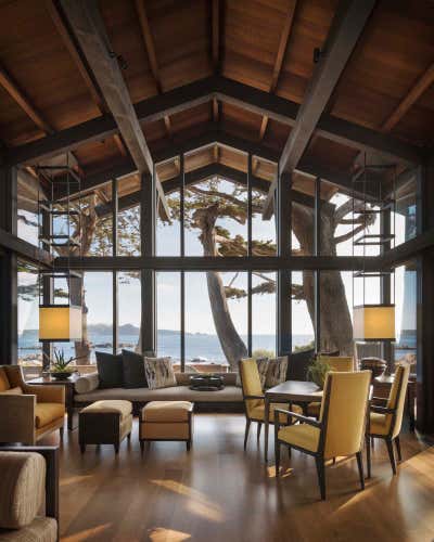  Mediterranean Living Room. Carmel Getaway by The Wiseman Group Interior Design, Inc..