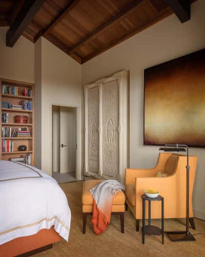  Mediterranean Family Home Bedroom. Carmel Getaway by The Wiseman Group Interior Design, Inc..