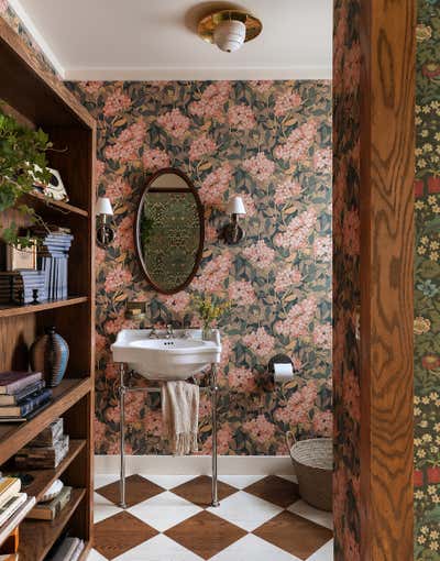  English Country Arts and Crafts Country House Bathroom. Geary English Eccentric by Landed Interiors & Homes.