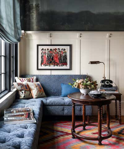 Eclectic Country House Dining Room. Geary English Eccentric by Landed Interiors & Homes.