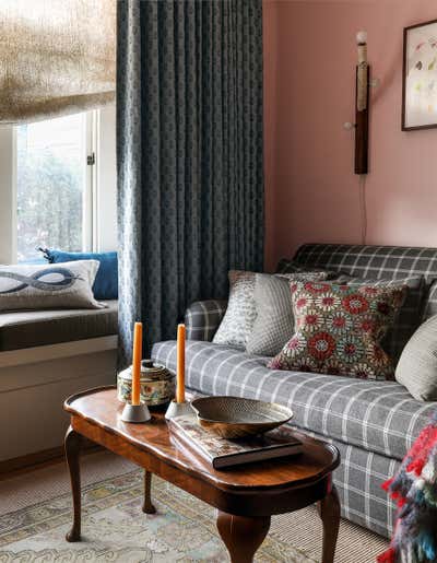  Eclectic Country House Living Room. Geary English Eccentric by Landed Interiors & Homes.