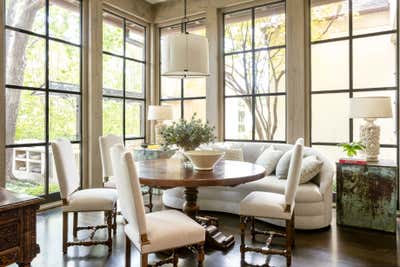 Transitional Dining Room. The Art of Home by Mohon Interiors.