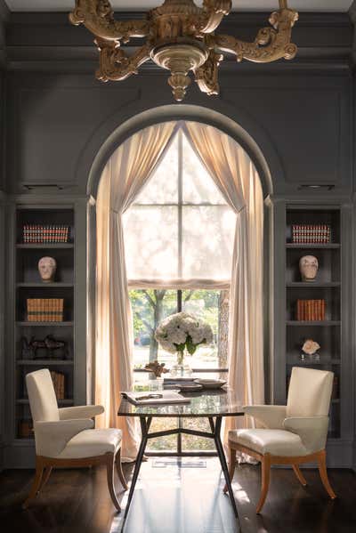  Regency Family Home Office and Study. The Art of Home by Mohon Interiors.