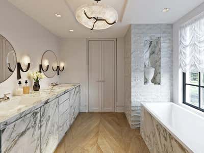  French Family Home Bathroom. Trousdale by Habitat Roche.
