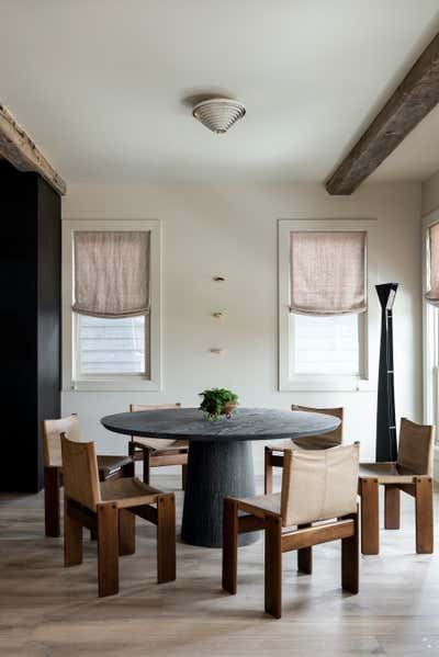  Eclectic Minimalist Vacation Home Dining Room. Park City Mountain House by Two Muse Studios.