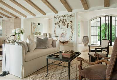  English Country Living Room. Cherokee Road House by Patti Woods Interiors.