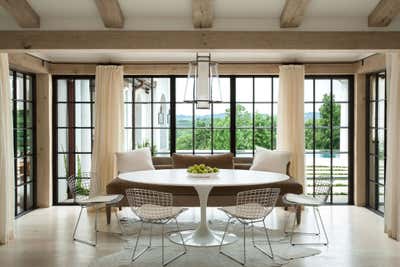  English Country Bachelor Pad Dining Room. Cherokee Road House by Patti Woods Interiors.