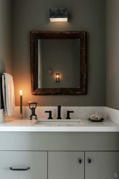 Organic Industrial Vacation Home Bathroom. Park City Mountain House by Two Muse Studios.