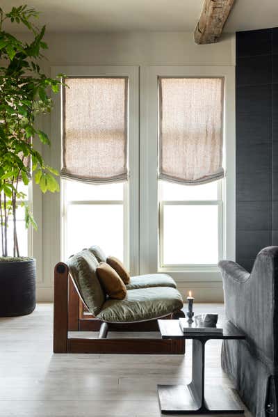  Industrial Vacation Home Living Room. Park City Mountain House by Two Muse Studios.