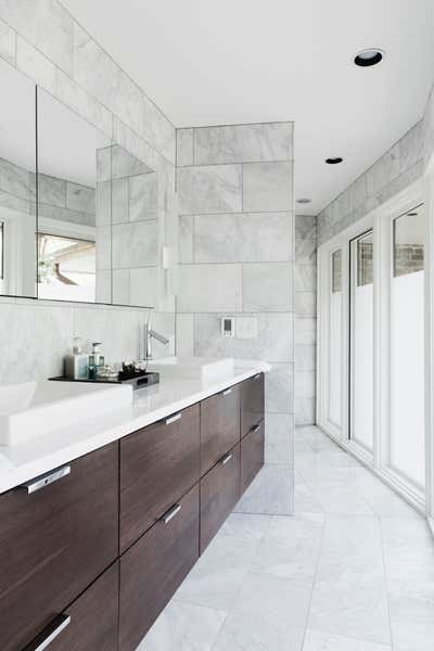  Modern Family Home Bathroom. Residential Renovation by Patti Woods Interiors.