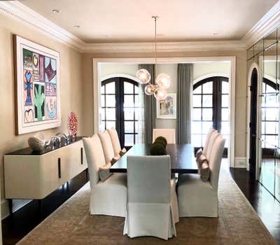 Traditional Dining Room. Contemporary Charlotte Home by Patti Woods Interiors.