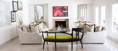  Contemporary Family Home Living Room. West Houston by Paresa Interiors.