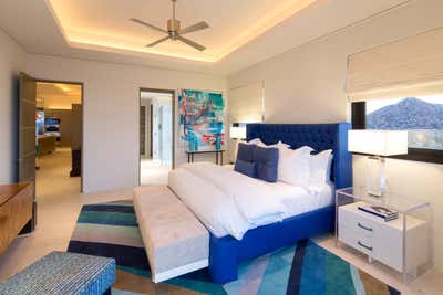  Beach House Bedroom. Cabo San Lucas by Halcyon Design, LLC.