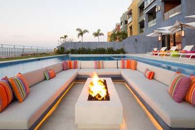  Beach Style Beach House Patio and Deck. Cabo San Lucas by Halcyon Design, LLC.