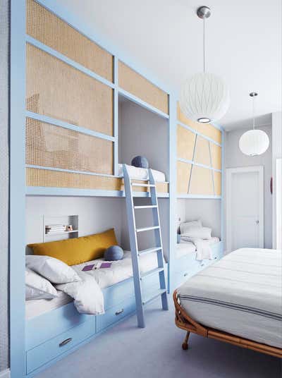  Contemporary Beach House Bedroom. Southampton Residence by Ayromloo Design.