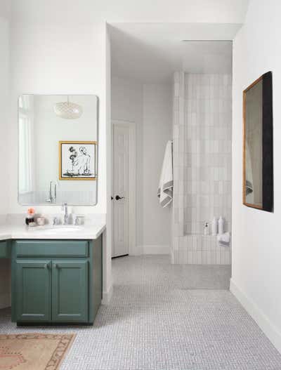  Coastal Modern Family Home Bathroom. Red Mesa by Scheer & Co..