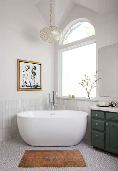  Coastal Modern Family Home Bathroom. Red Mesa by Scheer & Co..