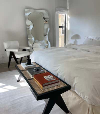  Modern Family Home Bedroom. Brentwood Modern & Eclectic by Lauri Design Studio.