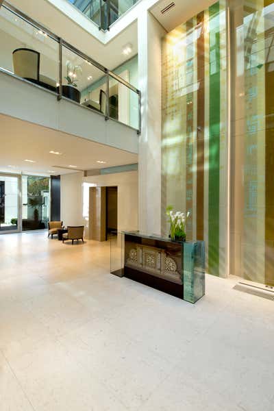 Modern Entry and Hall. Saudi Embassy in Warsaw, Poland by SACD.