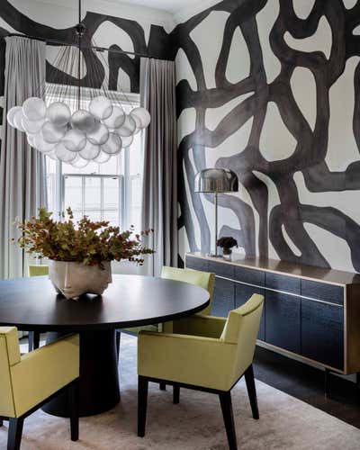  Contemporary Family Home Dining Room. Beacon Street Residence by Elms Interior Design.