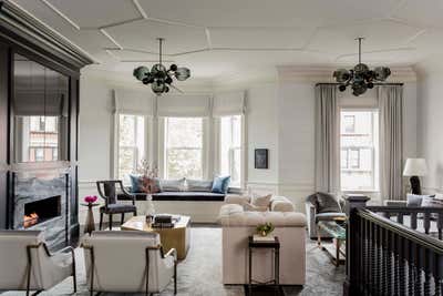  Contemporary Family Home Living Room. Marlborough Street Pied-a-Terre  by Elms Interior Design.
