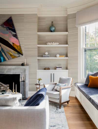  Contemporary Family Home Living Room. Marlborough Street Residence by Elms Interior Design.