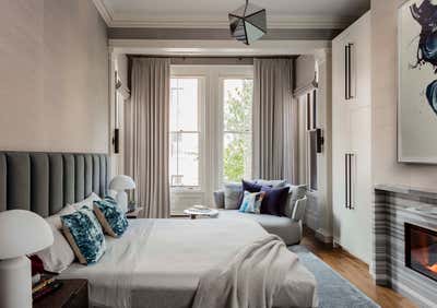  Contemporary Family Home Bedroom. Marlborough Street Residence by Elms Interior Design.