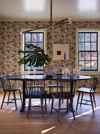  Contemporary Farmhouse Country House Dining Room. Connecticut Cottage by Hendricks Churchill.