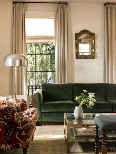  Eclectic Living Room. Cambridge Massachusetts by Carter Design.