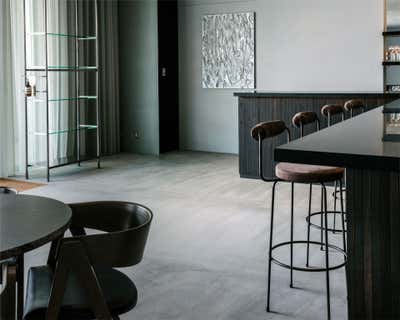  Minimalist Contemporary Restaurant Bar and Game Room. TAKE RESTAURANT&CAFE by HIROYUKI TANAKA ARCHITECTS.