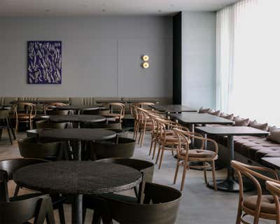  Minimalist Scandinavian Restaurant Dining Room. TAKE RESTAURANT&CAFE by HIROYUKI TANAKA ARCHITECTS.