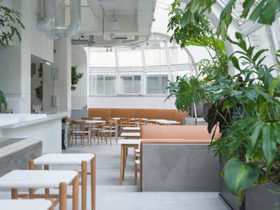  Minimalist Hotel Bar and Game Room. KIRO HIROSHIMA by THE SHAREHOTELS by HIROYUKI TANAKA ARCHITECTS.