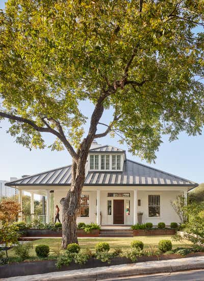  Preppy Family Home Exterior. Clarksville Residence  by Love County Interiors and Design.