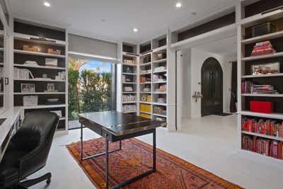  Moroccan Family Home Office and Study. Mediterranean Modern by Circa Genevieve ID.