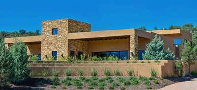  Southwestern Vacation Home Exterior. Desert Modern Home by Matt Dougan Design.