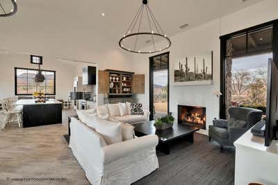  Western Family Home Living Room. Modern Farmhouse by Matt Dougan Design.