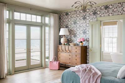  Maximalist Beach House Bedroom. Work Hard Play Harder by Cortney Bishop Design.