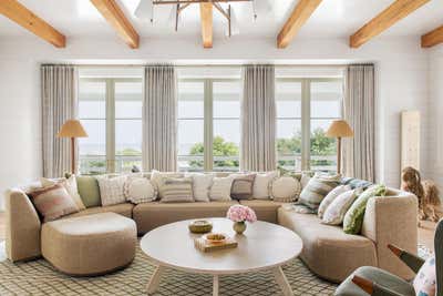  Scandinavian Arts and Crafts Beach House Living Room. Work Hard Play Harder by Cortney Bishop Design.