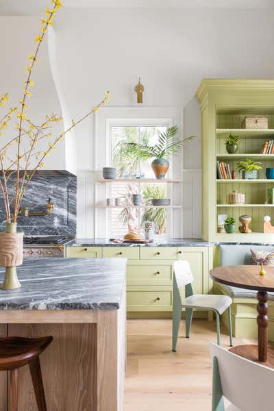  Arts and Crafts Beach House Kitchen. Work Hard Play Harder by Cortney Bishop Design.