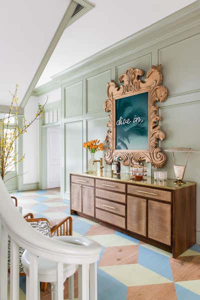  Cottage Tropical Beach House Entry and Hall. Work Hard Play Harder by Cortney Bishop Design.