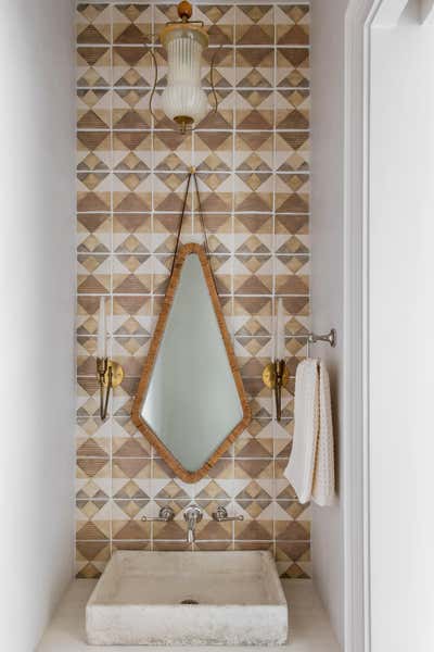  Craftsman Arts and Crafts Family Home Bathroom. Manor of Fact by Cortney Bishop Design.