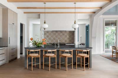  Craftsman Arts and Crafts Family Home Kitchen. Manor of Fact by Cortney Bishop Design.