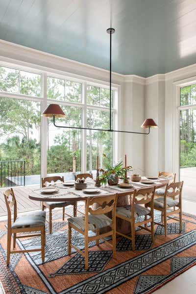  Craftsman Arts and Crafts Family Home Dining Room. Manor of Fact by Cortney Bishop Design.