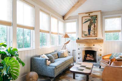  Craftsman Family Home Living Room. Island Bohemian by Cortney Bishop Design.